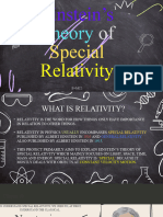 EinStein’s Theory of Special Relativity