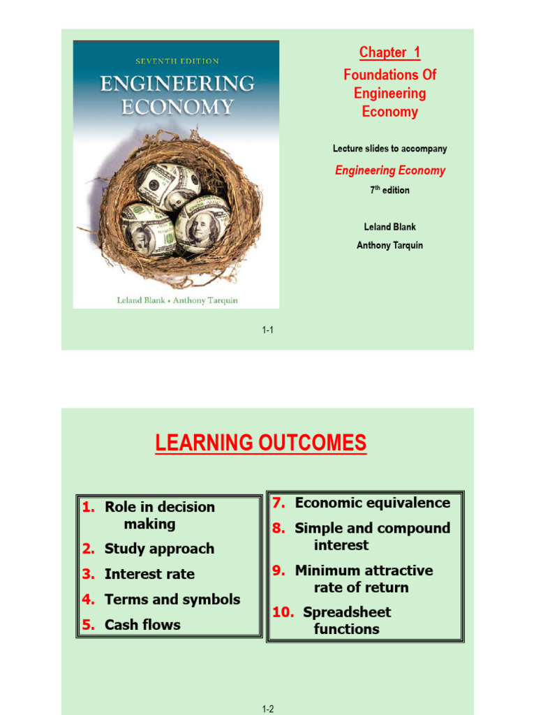 Eng Economy 2 Pdf Interest Interest Rates