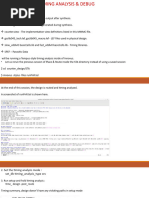 Timing Analysis & Debug (Counter Design) Nishanth