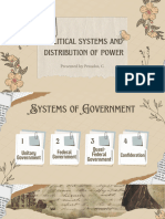 Political Systems and Distribution of Power