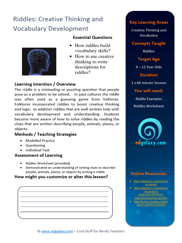 Riddles | PDF | Riddle | Thought