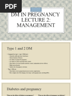 Lecture 2 DM in Pregnancy