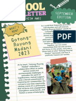 School Gotong-Royong Madani Newsletter