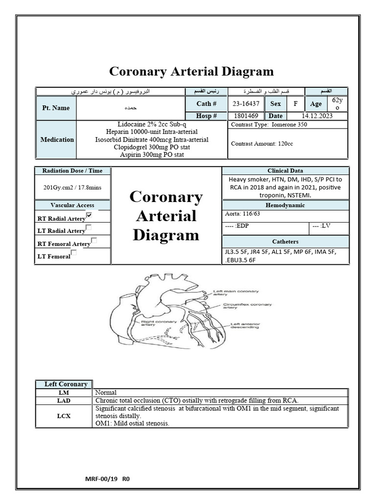 Hamda Mohammad Sa Adeh Pci Final Report Pdf Percutaneous Coronary