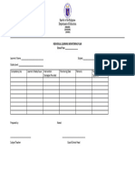 Individual Learning Monitoring Plan