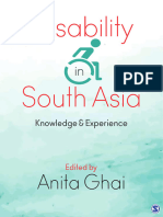 Disability in South Asia Knowledge and Experience 1nbsped 9352807073 9789352807079 Compress