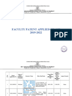 Faculty Patent Publications