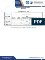 Adjusted Schedule 18-23 April 2024