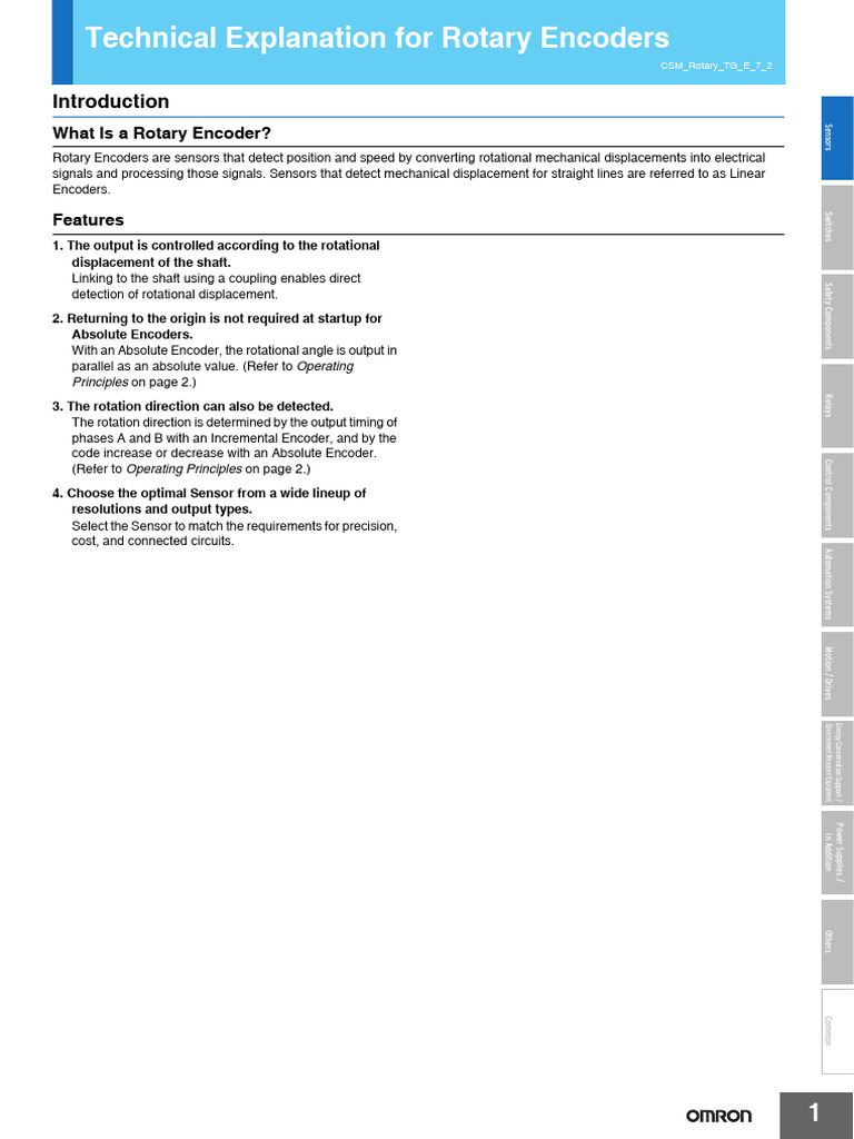 Technical Explanation of Rotary Encoders | PDF | Bipolar Junction ...