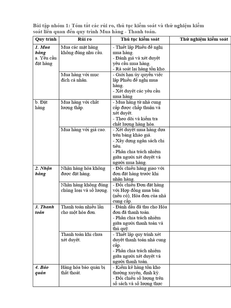 Bài tập nhóm 1 nháp | PDF