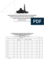 Daftar Muzakki Zakat Fitrah