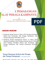 Prosedur Pemasangan Alat Peraga Kampanye