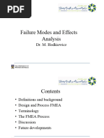 Failure Modes and Effects