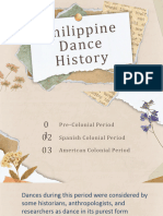 Philippine Dance History