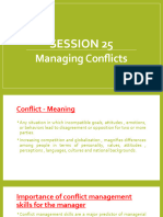 Session 25 - Managing Conflicts