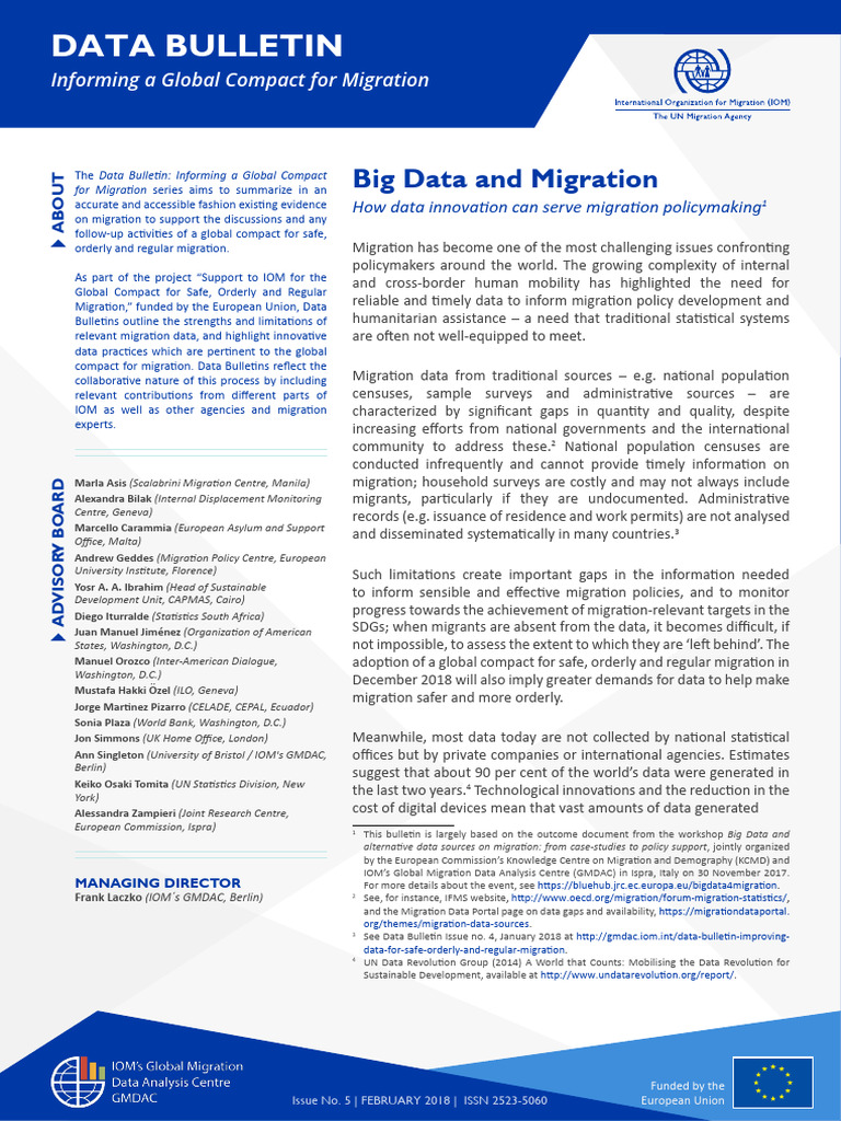 Issue 5 Big Data and Migration | PDF | Social Media | Popular Culture ...