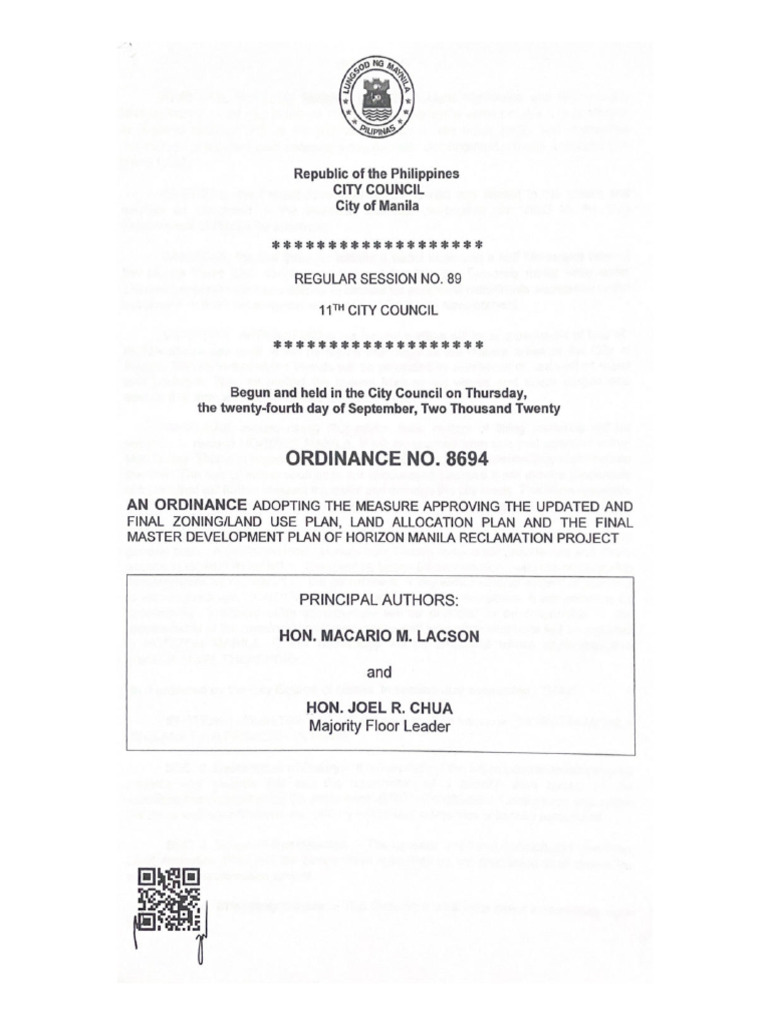 Ordinance No. 8694 | PDF