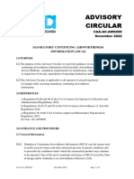 CAA AC AWS005 Mandatory Continuing Airworthiness Information