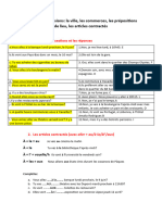 exercices ville, commerces,articles contractÃ©s, nÃ©gation