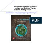 Full Download Test Bank For Human Nutrition Science For Healthy Living 2Nd Edition Tammy Stephenson Wendy Schiff PDF