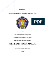 Politeknik Negeri Malang: Proposal Penyimpanan Helm Berbasis QR Pada KTM