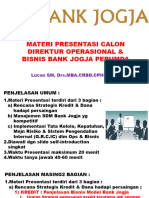 Materi Presentasi Calon Dir Bisnis & Ops