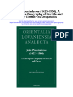 John Plousiadenos 1423 1500 A Time Space Geography of His Life and Career Eleftherios Despotakis Full Chapter PDF Scribd