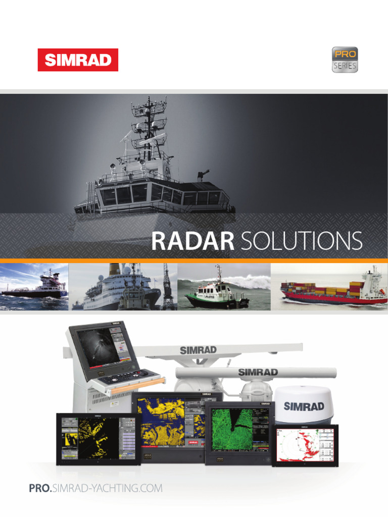 Simrad Argus Radar Solutions Overview | PDF | Radar | Computer Monitor