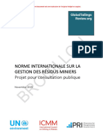 FR Global Tailings Standard - CONSULTATION DRAFT 1