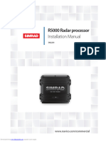 RADAR SIMRAD R-5000 (Installation Manual)