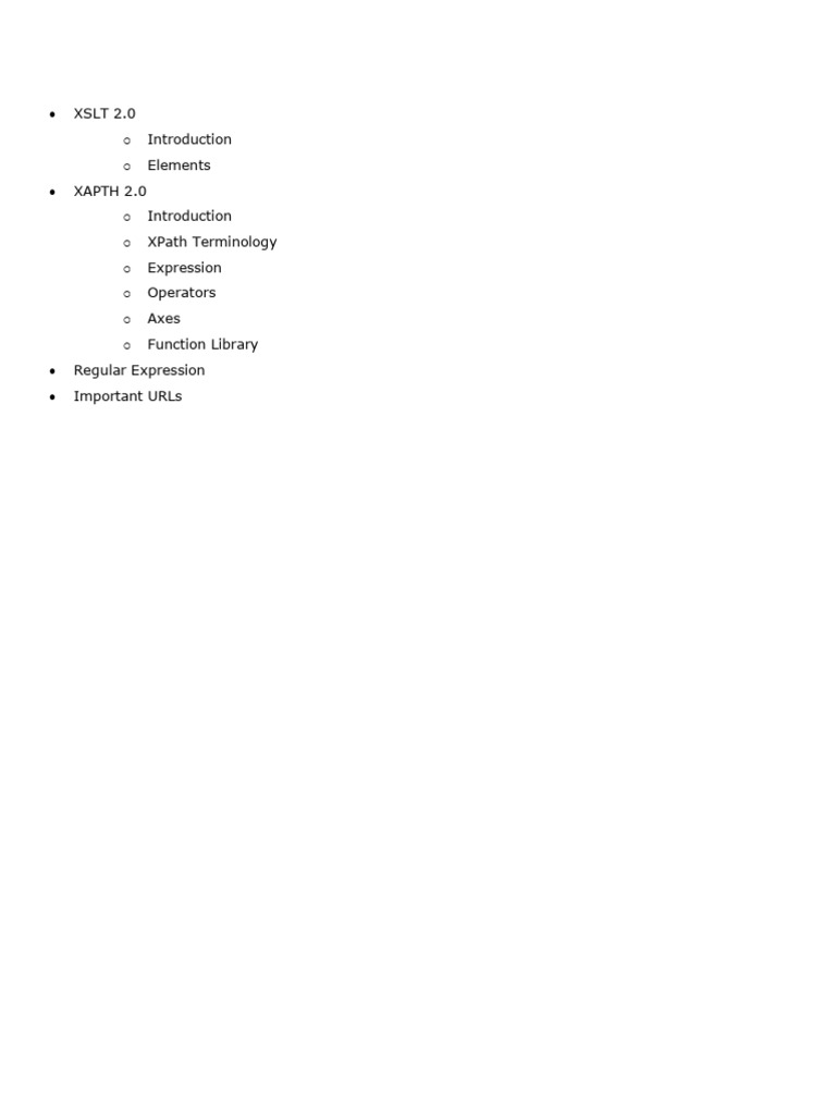 Xslt Pdf X Path Xslt