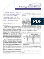 A Stability Study of Atropine in Post Mortem Peripheral Blood and Liver at 20 C 4 C 10 C and 20 C Over 12 Months Peripheral Blood and Liver Concentration Ratios