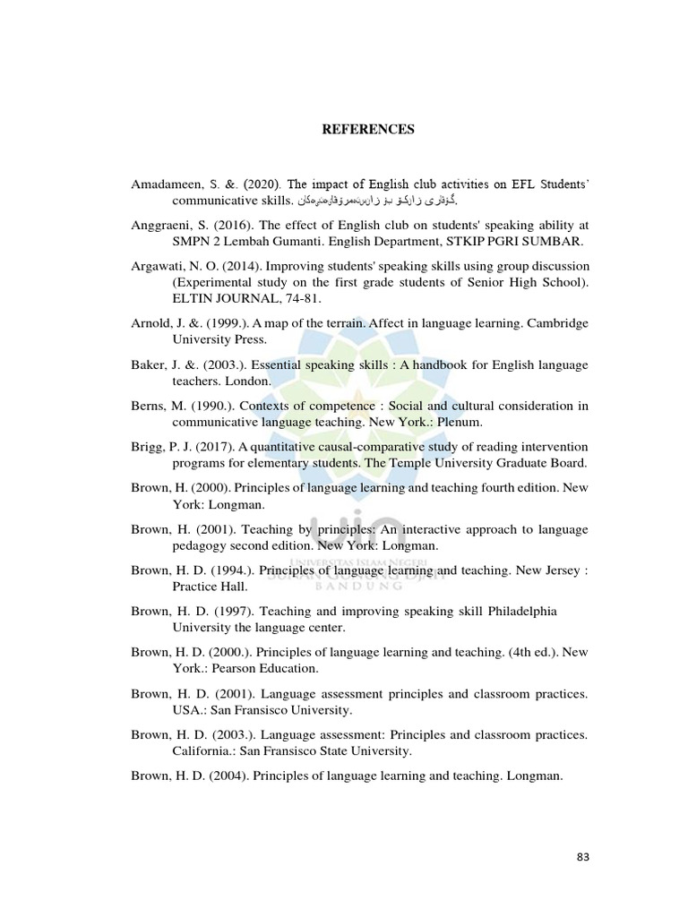 English Club Impact on Speaking Skills | PDF | English As A Second Or ...