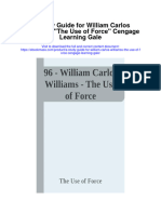 A Study Guide For William Carlos Williamss The Use of Force Cengage Learning Gale Full Chapter PDF Scribd