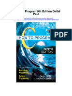 Download C How To Program 9Th Edition Deitel Paul full chapter pdf scribd
