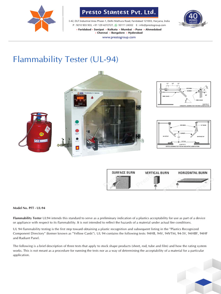 1983318168.flammability Tester (UL-94) | PDF | Building Engineering ...