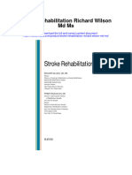 Download Stroke Rehabilitation Richard Wilson Md Ms full chapter pdf scribd
