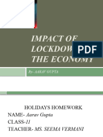 Impact of Lockdown on the Economy