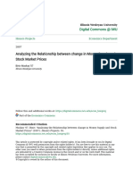 Analyzing The Relationship Between Change in Money Supply and Sto