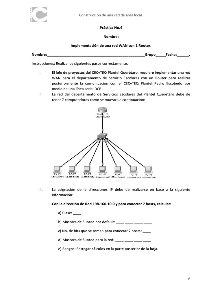 Practica PT Red Wan Con 1 Router | PDF