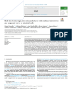 Shelf Life of Extra Virgin Olive Oil Manufactured With Combined Microwaves and Megasonic Waves at Industrial Scale