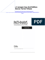 Pathways 2 Answer Key 2Nd Edition Rebecca Tarver Chase Full Chapter PDF Scribd