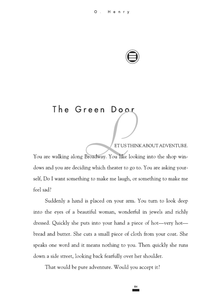 o-henry-the-green-door-pdf