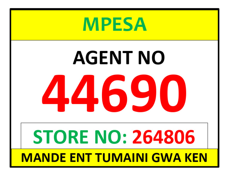 Agent number pdf