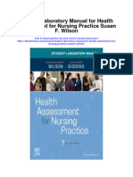Student Laboratory Manual For Health Assessment For Nursing Practice Susan F Wilson Full Chapter PDF Scribd