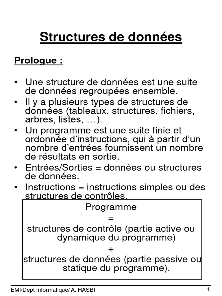 Introduction aux structures de données en C | PDF | Fichier ...