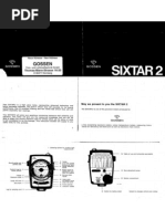 Gossen Sixtar2 SBC