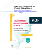 Download 130 Exercices Pour Comprendre Un Texte French Edition Perret full chapter pdf scribd