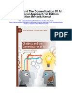 Chatbots and The Domestication of Ai A Relational Approach 1St Edition Edition Hendrik Kempt Full Chapter PDF Scribd