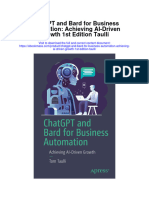 Download Chatgpt And Bard For Business Automation Achieving Ai Driven Growth 1St Edition Taulli full chapter pdf scribd